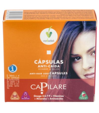 Capilare Anticaida SinGluten 60caps Nova Diet