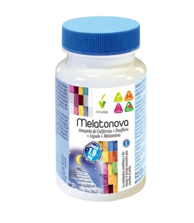 Melatonova 1.9Mg SinGluten Vegan 60caps Nova Diet