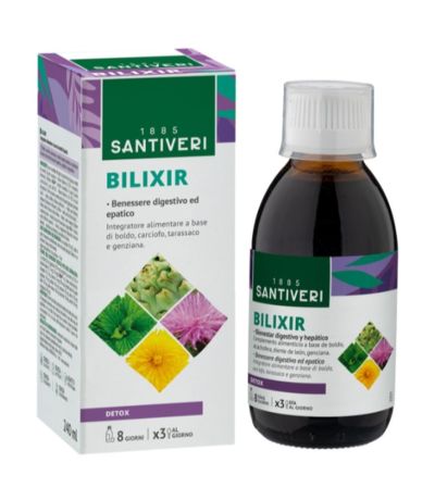 Bilixir Jarabe Hepatico SinGluten Vegan 240ml Santiveri