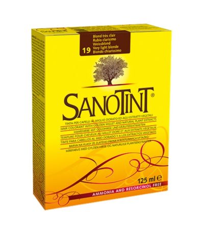 Tinte 19 Rubio Clarisimo 125ml Sanotint