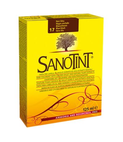 Tinte 17 Negro Azul 125ml Sanotint