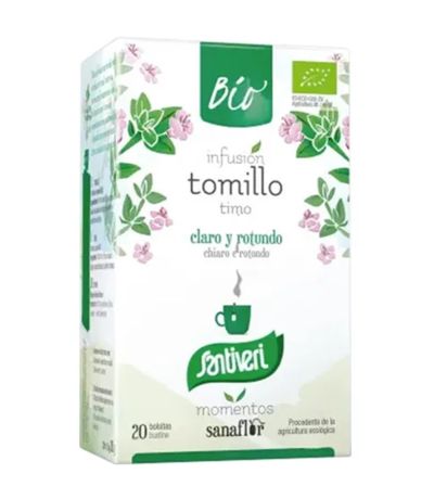 Tomillo Infusion Bio Vegan 20inf Santiveri