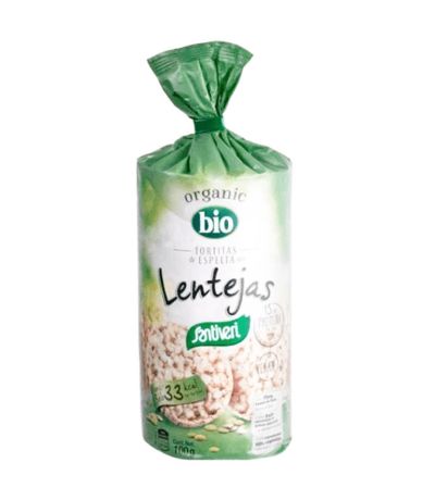 Tortitas de Espelta con Lentejas Bio 100g Santiveri
