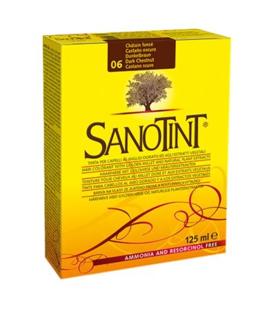 Tinte 6 Castaño Oscuro 125ml Sanotint