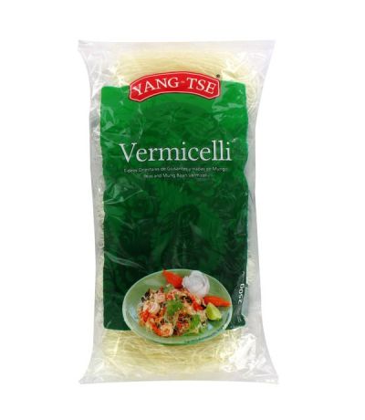 Fideos Vermicelli Guisantes Habas Mungo SinGluten 250g Yang-Tse