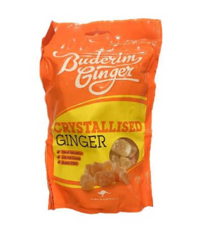 Jengibre Confitado con Azucar SinGluten 125g Buderim