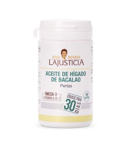 Higado Bacalao SinGluten 90 Perlas Ana Maria Lajusticia