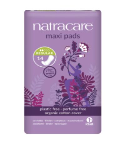 Compresa Regular Sin Alas Bio Vegan 14uds Natracare
