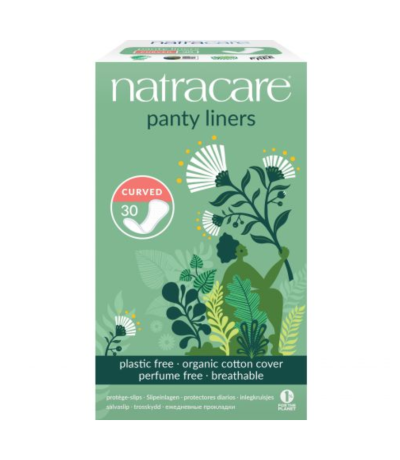 Protegeslip Curvado Anatomico Bio 30 Natracare