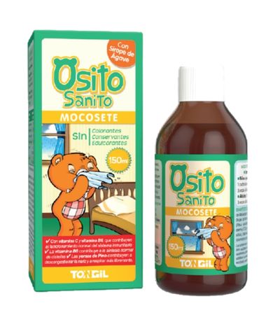 Jarabe Osito Sanito Mocosete Respiracion SinGluten 150ml Tong-Il