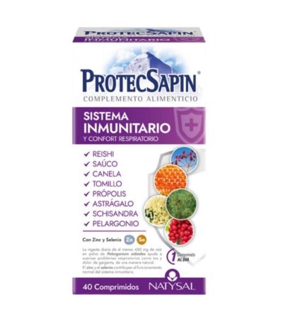 ProtecSapin Sistema Inmunitario SinGluten 40comp Natysal