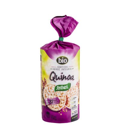 Tortitas de Arroz Integral con Quinoa SinGluten Bio Vegan 130g Santiveri