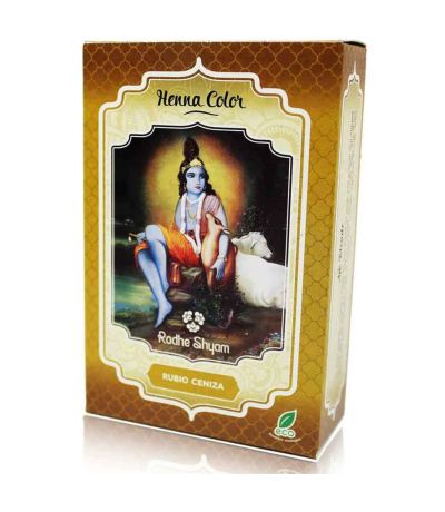 Henna Rubio Ceniza Polvo Eco Vegan 100g Radhe Shyam