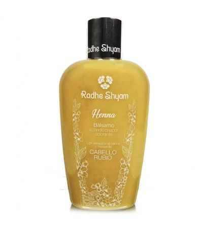 Balsamo Acondicionador Colorante Cabellos Rubio 250ml Radhe Shyam