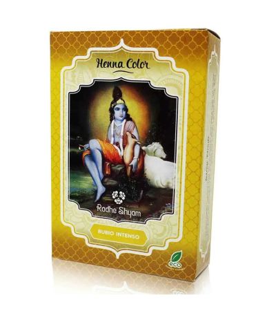 Henna Rubio Intenso Polvo Eco Vegan 100g Radhe Shyam