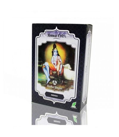 Tinte Pelo Henna Indigo polvo Eco 100g Radhe Shyam