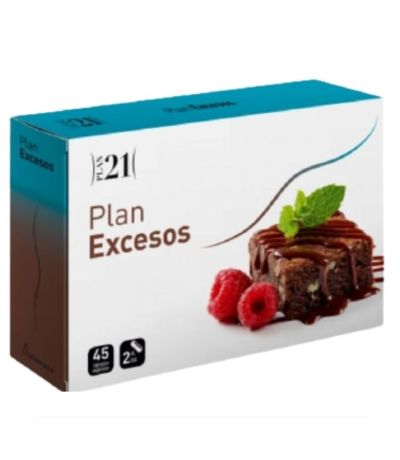 Plan 21 Excesos SinGluten 45caps Plameca