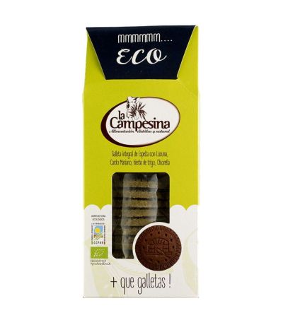 Galletas de Espelta Lúcuma Cardo Mariano y Chlorella Desintoxicante Eco 115g La Campesina