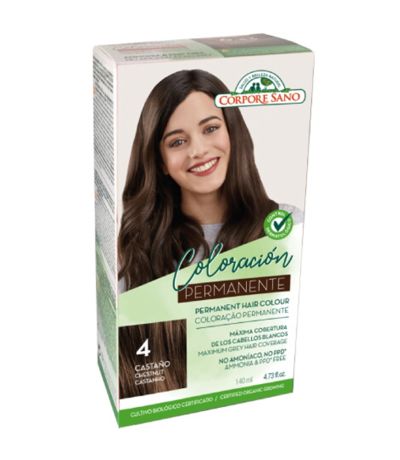 Tinte 4 Castaño Bio 140ml Corpore Sano