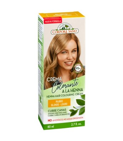 Cubrecanas Rubio Henna 60ml Corpore Sano