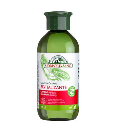 Champu Revistalizante Ginseng y Granada Bio Vegan 300ml Corpore Sano