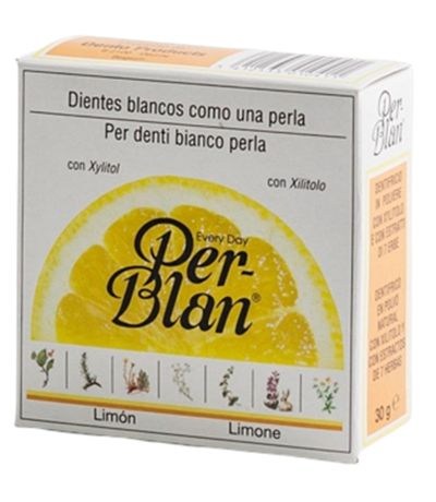 Dentifrico Blanqueante en Polvo Limon 30g Perblan