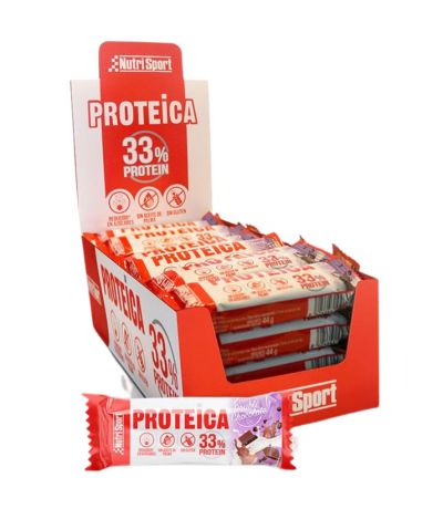 Barrita Proteica Doble Chocolate SinGluten 24uds Nutri-Sport