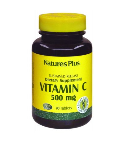 Vitamina-C 500Mg SinGluten 90comp NatureS Plus