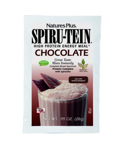 Spirutein Choco SinGluten 28g NatureS Plus