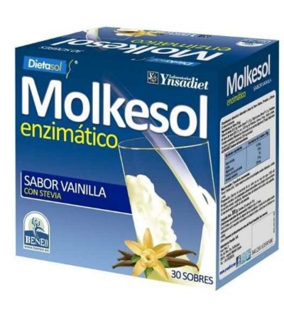 Molkesol Enzimatico Sabor Vainilla 30 Sobres Ynsadiet
