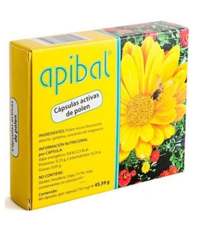 Apibal Activas SinGluten 60caps Madalbal