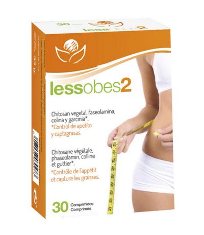 Lessobes 2 Control Calorias SinGluten Vegan 30caps Bioserum