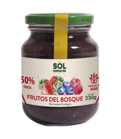 Mermelada de Frutas del Bosque con Agave Bio Vegan 325g Solnatural
