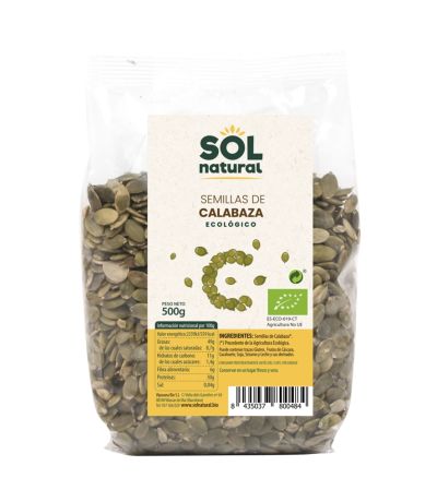 Semillas de Calabaza Bio 500g Solnatural