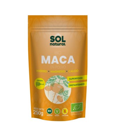Maca en Polvo SinGluten Bio Vegan 200g Solnatural