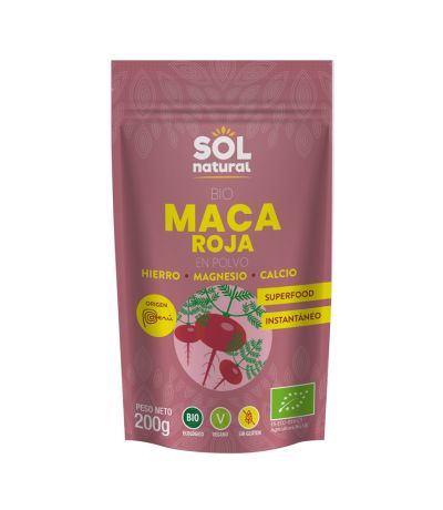 Maca Roja en Polvo Bio 200g Solnatural