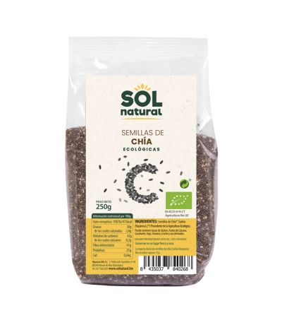 Semillas de Chia Bio 250g Solnatural