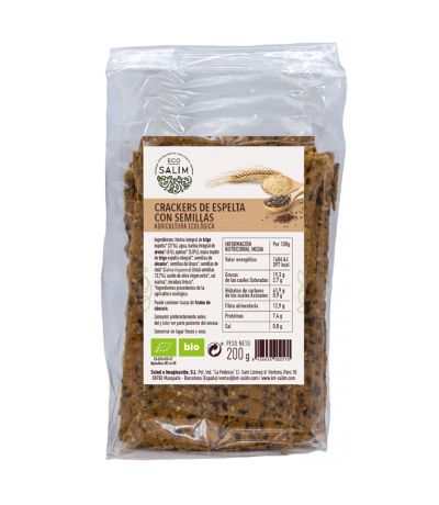 Crackers de Espelta con Semillas Eco 200g Eco-Salim