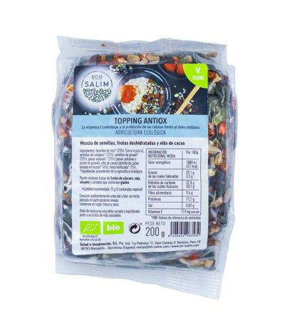 Topping Antiox Bio Vegan 200g Eco-Salim
