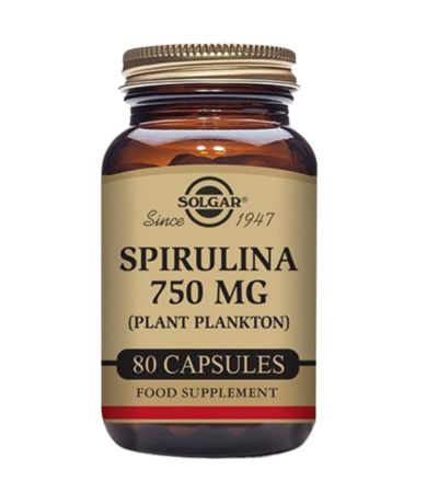 Espirulina 750Mg Vegan 80comp Solgar