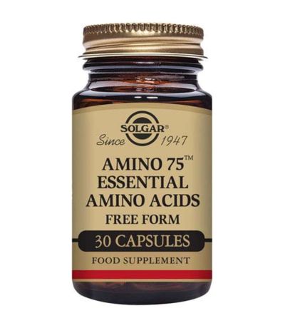 Amino75 SinGluten Vegan 30caps Solgar