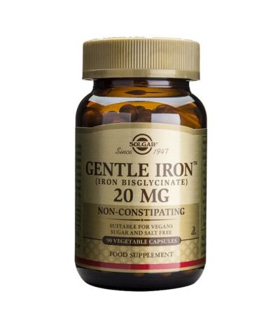 Hierro Gentle 20Mg 180caps Solgar