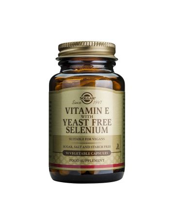 Vitamina-E con Selenio sin Levadura 50comp Solgar