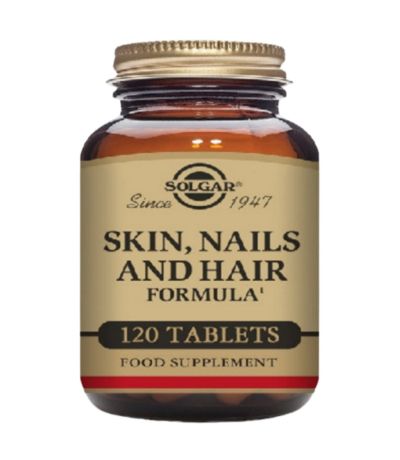 Cabello Piel y Uñas SinGluten Vegan 120comp Solgar
