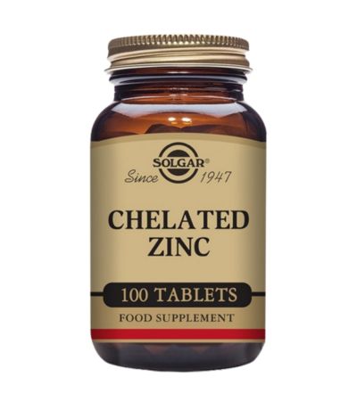 Zinc Quelado 100comp Solgar