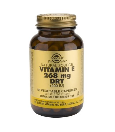 Vitamin-E 400Ui Dry 268Mg Seca 50caps Solgar
