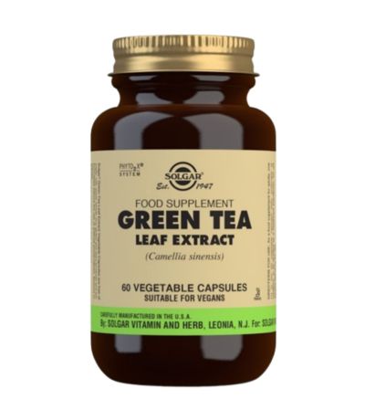 Te Verde Estandarizao SinGluten Vegan 60caps Solgar