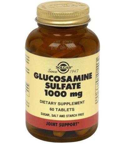 Sulfato Glucosamina 60comp Solgar