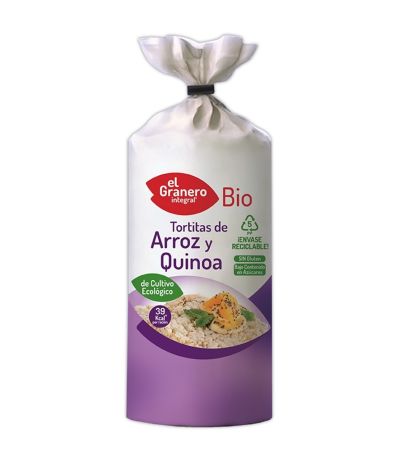 Tortitas de Arroz y Quinoa SinGluten Bio 120g El Granero Integral