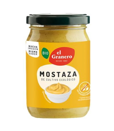 Mostaza Crema Bio SinAzucar 200g El Granero Integral